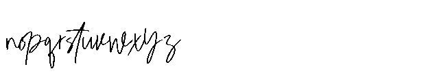 Garlone Signature Font LOWERCASE