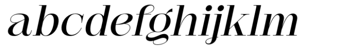 Garmalla Italic Font LOWERCASE