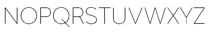 Garmit Classic Thin Font UPPERCASE