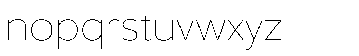 Garmit Classic Thin Font LOWERCASE
