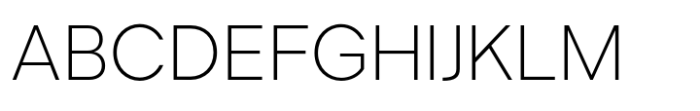 Garmit Extralight Font UPPERCASE