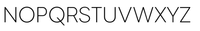 Garmit Extralight Font UPPERCASE