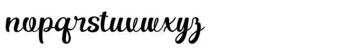 Garnesline Font LOWERCASE