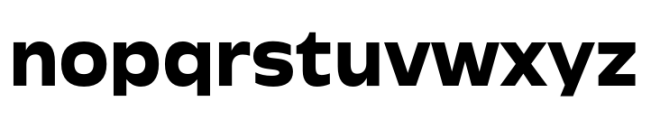 Garnison Bold Expanded Font LOWERCASE