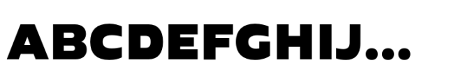 Garnison Extra Bold Expanded Font UPPERCASE