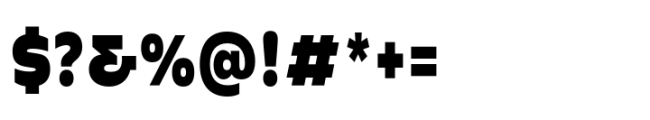 Garnison Extra Bold Mono Font OTHER CHARS