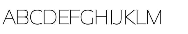 Garnison Extra Light Expanded Font UPPERCASE