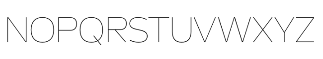 Garnison Hairline Expanded Font UPPERCASE