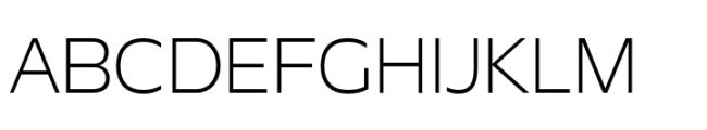 Garnison Light Expanded Font UPPERCASE