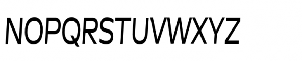 Garnison Regular Italic Condensed Font UPPERCASE