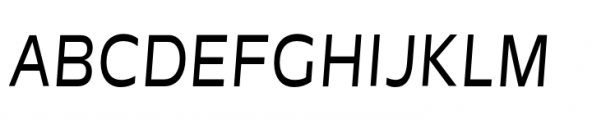 Garnison Regular Italic Mono Font UPPERCASE