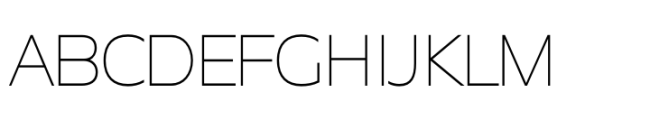 Garnison Thin Expanded Font UPPERCASE