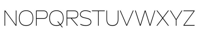 Garnison Thin Expanded Font UPPERCASE