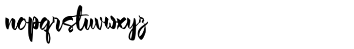 Garnite Font LOWERCASE