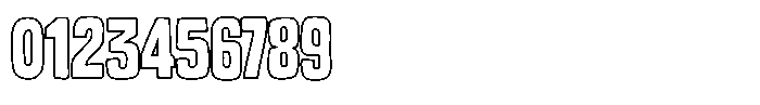 Garnois Outline Font OTHER CHARS