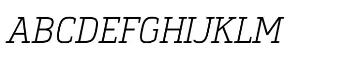 Garota Serif Italic Font UPPERCASE