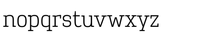 Garota Serif Regular Font LOWERCASE