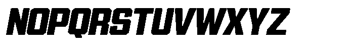 Garp Sans Compaq-Italic Font UPPERCASE
