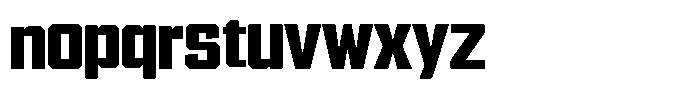 Garp Sans Compaq Font LOWERCASE