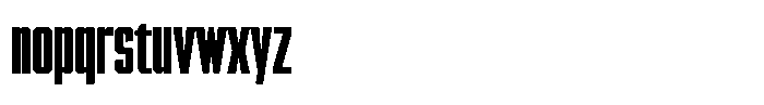 Garp Sans Condensed Font LOWERCASE