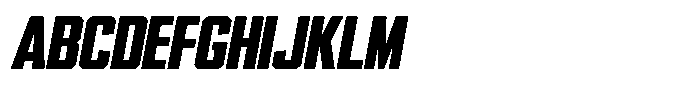 Garp Sans Narrow-Italic Font UPPERCASE
