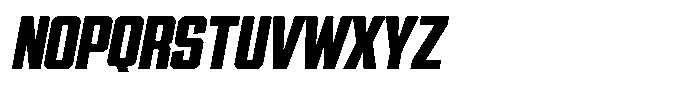 Garp Sans Narrow-Italic Font UPPERCASE