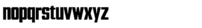 Garp Sans Narrow Font LOWERCASE