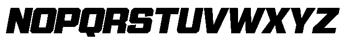 Garp Sans Normal-Italic Font UPPERCASE