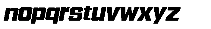 Garp Sans Normal-Italic Font LOWERCASE