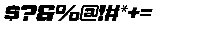 Garp Sans Wide-Italic Font OTHER CHARS