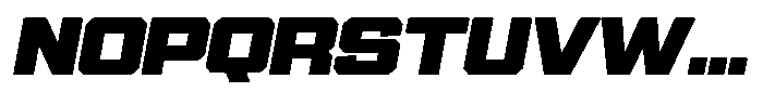 Garp Sans Wide-Italic Font UPPERCASE