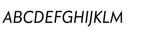 Garrison Regular Italic Font UPPERCASE