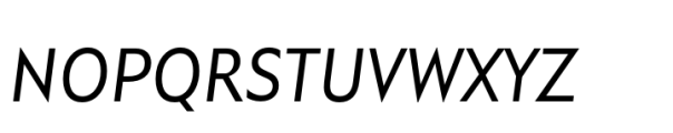 Garrison Regular Italic Font UPPERCASE