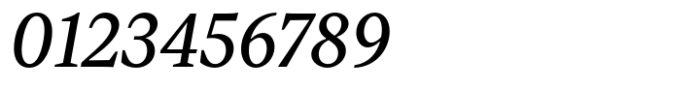 Gart Serif Regular Italic Font OTHER CHARS