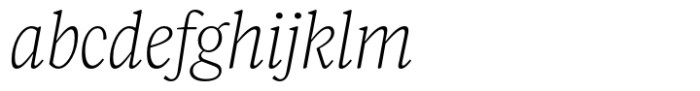 Gart Serif Thin Italic FONT