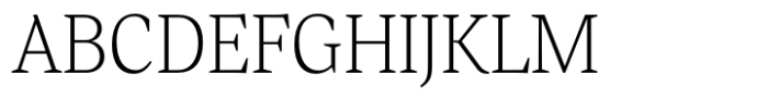 Gart Serif Thin Font UPPERCASE