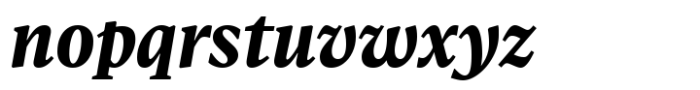 Gart Serif Variable Italic Font LOWERCASE