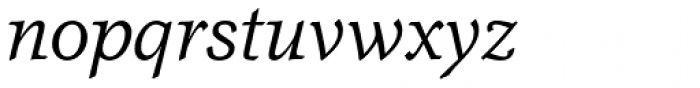 Garth Graphic Std Italic Font LOWERCASE