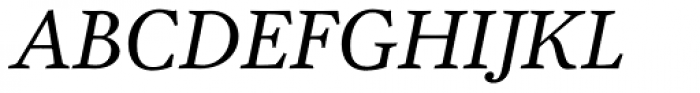 Garvis Pro Italic Font UPPERCASE