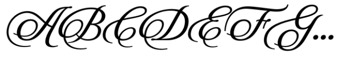 Gary Downley Script Bold Italic Font UPPERCASE