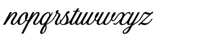 Gary Downley Script Bold Italic Font LOWERCASE