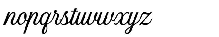 Gary Downley Script Bold Font LOWERCASE