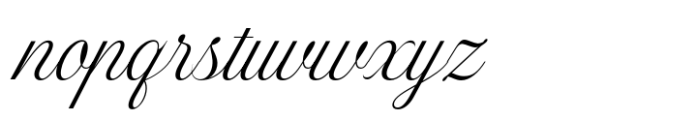 Gary Downley Script Italic Font LOWERCASE