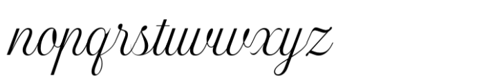 Gary Downley Script Regular Font LOWERCASE