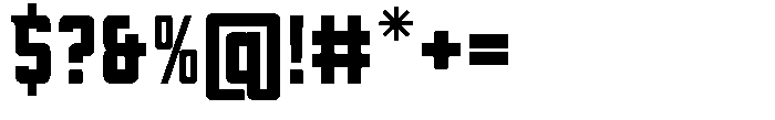 Garzo Bold Font OTHER CHARS