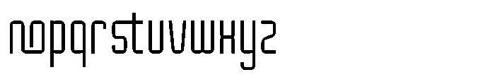Garzo Light Font LOWERCASE