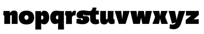 Gasco Black Display Font LOWERCASE