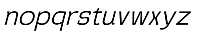 Gasco Thin Italic Font LOWERCASE