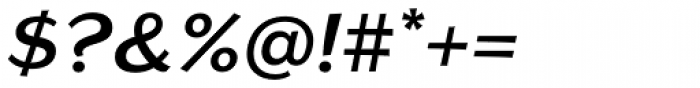 Gaslight Semi Bold Italic Font OTHER CHARS