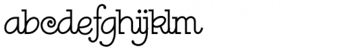 Gasoline Alley NF Font LOWERCASE